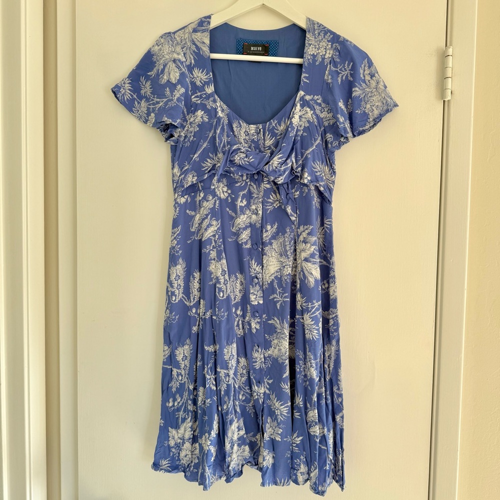 Maeve by Anthropologie Jill Flutter-Sleeve Dress